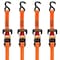 Black & Decker 10' x 1 in Ratchet Straps, 2500 lb, 4PK BDX1007 - alternate 1
